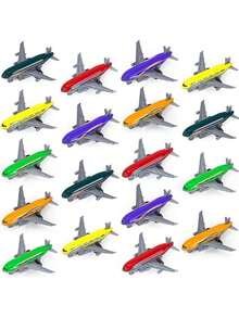 Mini Alloy Airplane Toy, Alloy Model Airplane Toy, Suitable As Christmas Stocking Stuffer, Party Favor, Party Toy, Gift Box Filler, Birthday Gift - Random Color - View 8
