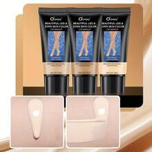 2pcs Leg Makeup - Moisturizing Body Foundation, Sunless Tanning Body Lotion, Even Skin Tone, Waterproof Coverage - Multicolor - View 5