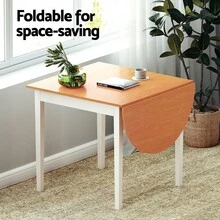 1.1M Artiss Dining Table Extendable - Pine - View 5