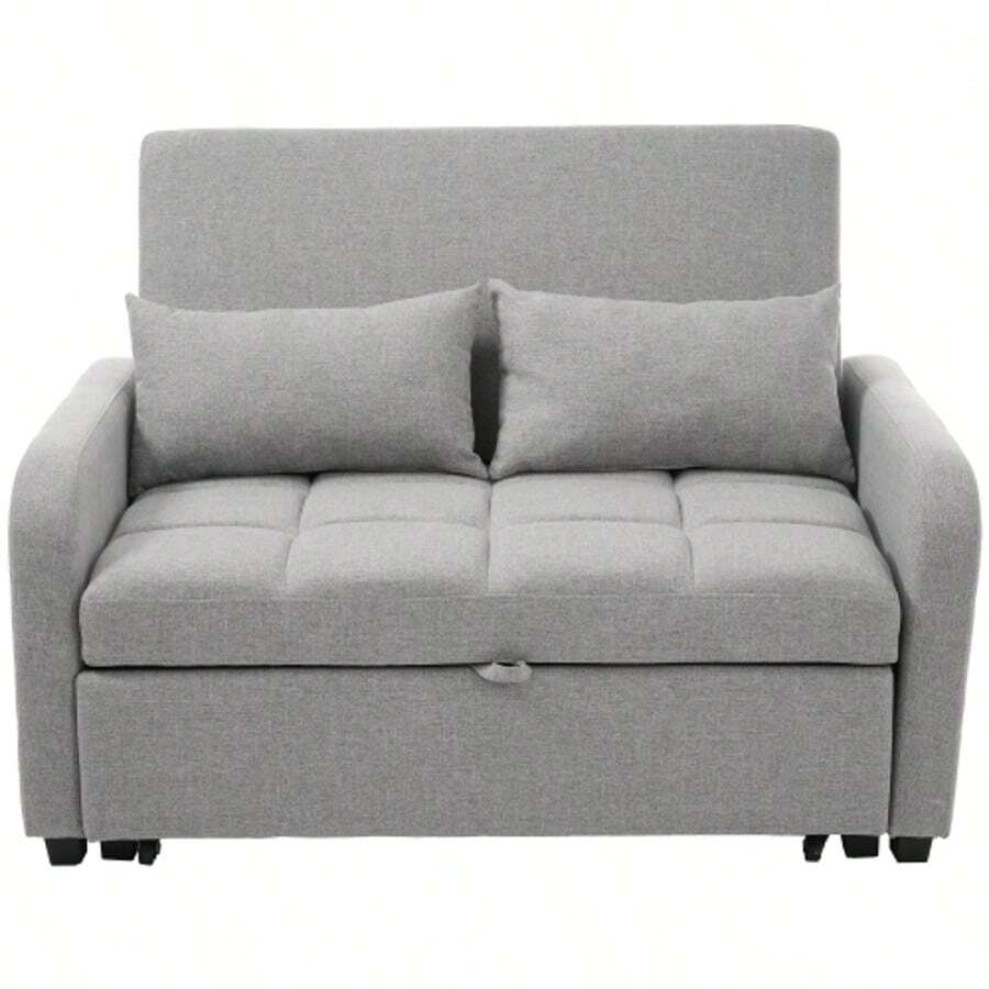 Divano letto pieghevole multifunzionale, divano con schienale regolabile, ideale per piccoli appartamenti e dormitori per studenti, divano letto comfort 180x127 cm - Grigio - Visualizzare 1