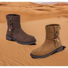 Botines y botitas para mujer - Camel - Ver 3