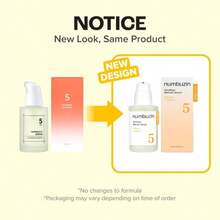 Numbuzin No5 Serum | Goodbye Blemish Serum | For Acne Scars With Vitamin C, Niacinamide, Antioxidant | Lightweight Gel, Korean Skincare For Face | 169 Fl Oz - White - View 2