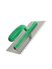 Llana Dentado Cuadrado 11 Pulgadas 6 Remache Mango Plastico Herramienta De Construccion Profesional - Gris - Ver 1