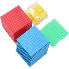 Bloques de Base Diez, Juego de Aula de Bloques de Base Diez Mayor Interés Conocimiento de Aprendizaje Interactivo para Matemáticas - 1 - Ver 7
