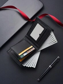 Men's Wallet, Gift For Boyfriend/Father, Large Capacity Coin Purse, Multi-Card Slots, Bill Compartment - Multicolor - View 5