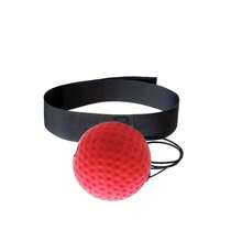1pc Boxing Reaction Ball,Boxing Speed Ball,Home Head-Mounted Boxing Strength Training Ball,Suitable For Beginners - Red - View 5