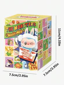 POP MART Labubu Weird Mart Mini Figure Blind Box Valentine's Day Surprise Gift Cute Cartoon Food Figurine Stocking Stuffers Desk Decor Gift for Anime Lovers（ 1 blind box） - 彩色 - 查看 12