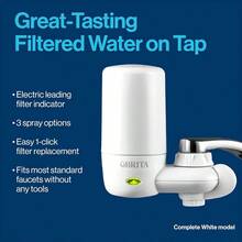 New  Tap Water Filter Water Filtration System Replacement Filters For Faucets Reduces 99% Of Lead Made Without BPA White 2 Count - As Pic - View 5