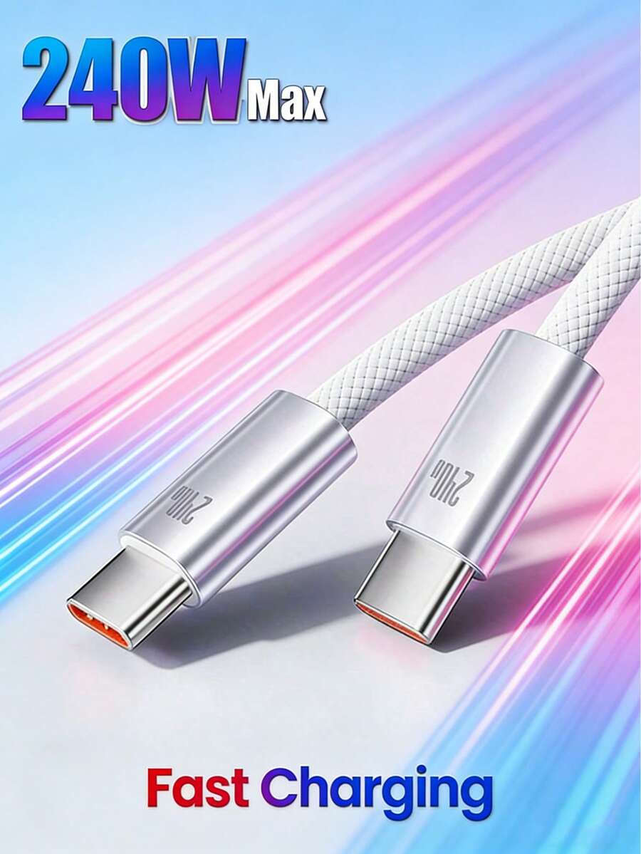WLGQ Cavo di ricarica veloce USB C a USB C, PD 240W
