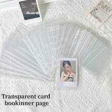 10/20/30/50 unids/bolsa M5/A6/A7 carpeta transparente, cubierta protectora de plástico, libro de pegatinas portátil, carpeta, recambio de carpeta de álbum de fotos, sin ácido, sin Pvc, almacenamiento , de alta transparencia, se puede utilizar para guardar - A7 20P - Ver 7