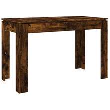 Tavolo da pranzo vidaXL in rovere affumicato 120x60x76 cm Materiale a base di legno - Castano - Visualizzare 7