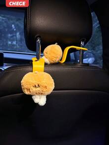1pc Cute Potato-Shaped Car Seat Back Hook, Multifunctional Car Rear Seat Hanger For Convenient Storage