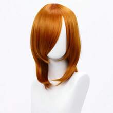 Cosplay Wig Short Synthetic Cosplay Hair With Bangs 14 Inch Bob Universal Cosplay Wigs Synthetic Hair Cosplay Wig Fancy Dress Wig Heat Resistant Fiber Hair Natural Looking Cosplay Wig - Multicolor - View 32