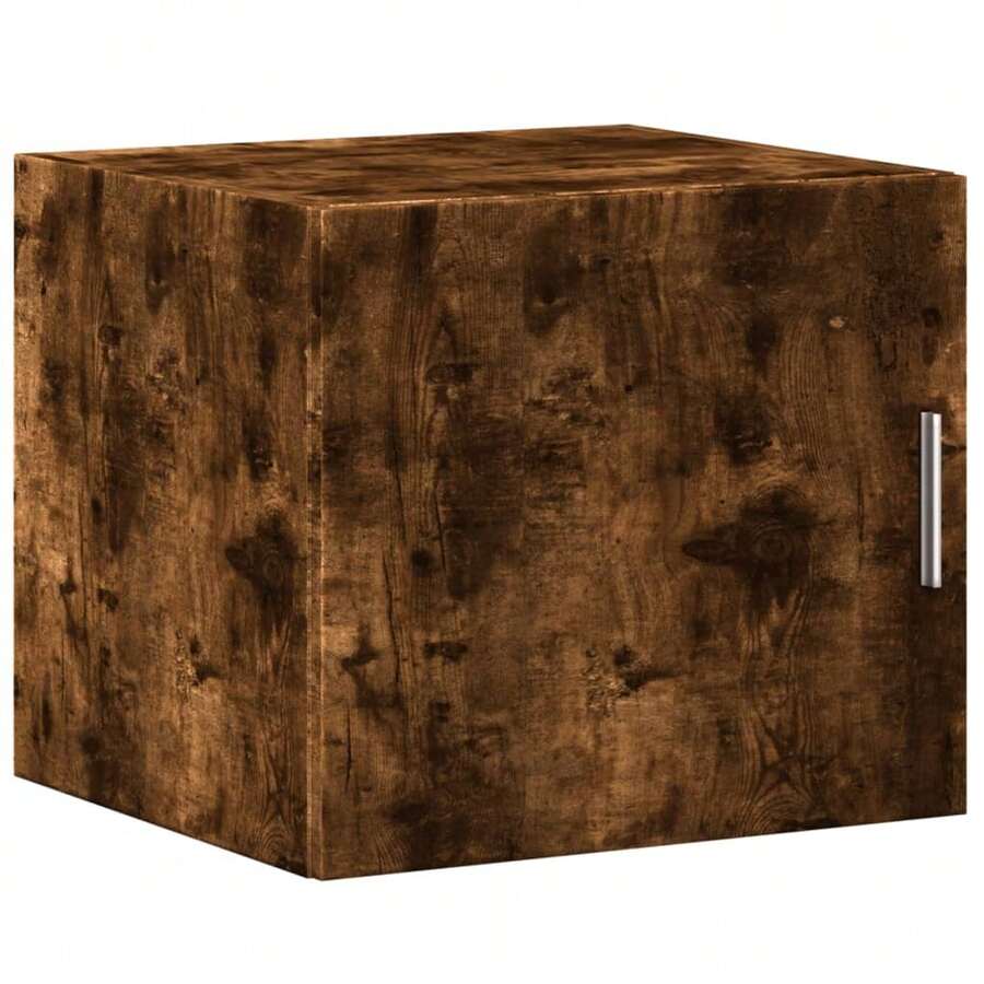 Armoire murale vidaXL chêne fumé 45x42,5x40 cm matériau à base de bois - Tabac - Voir 1