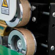 10 juegos de correas de alta temperatura, correas de termosellado, correas transportadoras y correas circulares para máquinas selladoras continuas totalmente automáticas, con una circunferencia de 77 cm. - Beis - Ver 4