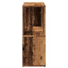 Étagère vidaXL, aspect bois recyclé, 60 x 24 x 63 cm, bois d'ingénierie - Tabac - Voir 5