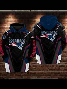 New England Patri-Ots Hot-Selling Men's Autumn American Football Hoodie - phong cách - Xem 3