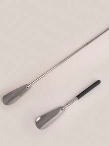 Stainless Steel Retractable Shoe Horn, Long Handle Shoe Removal Tool For Home Use, Shoe, Spring Summer Picks, Brides Maid Gifts, Room, Bedroom Decor, Beach, Travel, For Men, For Women, Vacation, Women's Day, Travel Essentials, Wedding Favors, Y2k, Bedroom, Car Accessories Women, Kitchen Decor,Cute Stuff,Shoe Rack,Storage Saver,Outdoor,Garden,Travel Essential,Portable,Beach Essential,Graduation Season,Commencement,Graduation Ceremony,Graduation Gift,Graduation Present,Graduation Gift,Graduation Present,Congrats Grad,Congratulations Graduate,Valedictorian,Finish School,Graduation Party - Multicolor - View 3