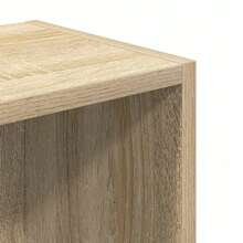 Estantería vidaXL Sonoma Oak 31x24x77 cm Material a base de madera - Marrón - Ver 9