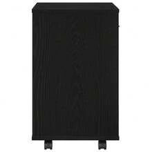 Mobile contenitore vidaXL effetto rovere nero, 46 x 36 x 59 cm - nero - Visualizzare 8