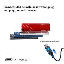 Disco Portátil Duro Externo Alta Velocidad Ssd 4tb Negro - Negro - Ver 10