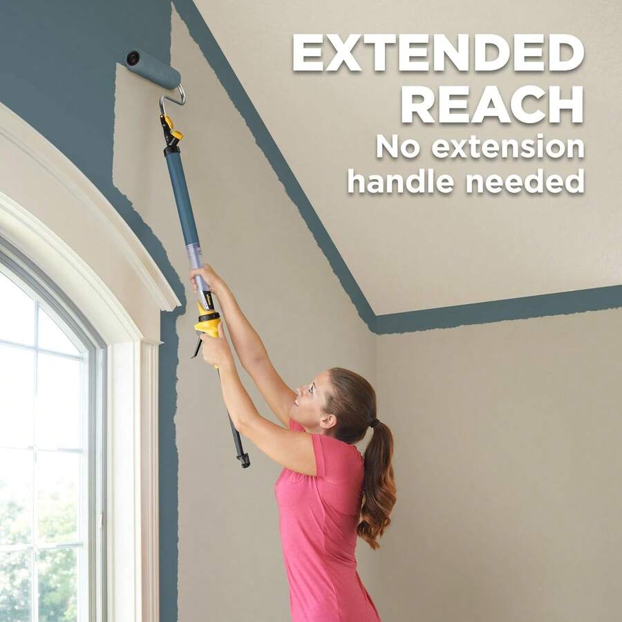 Spraytech 2419329 Paintstick EZ Roller, Rodillo Alargador de Largo para Pintar Paredes y Techos Interiores - 11An x 44Al cm - Ver 1
