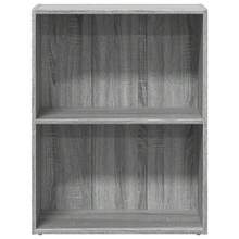 Estantería vidaXL Sonoma gris 60x30x77 cm Material a base de madera - Gris - Ver 4