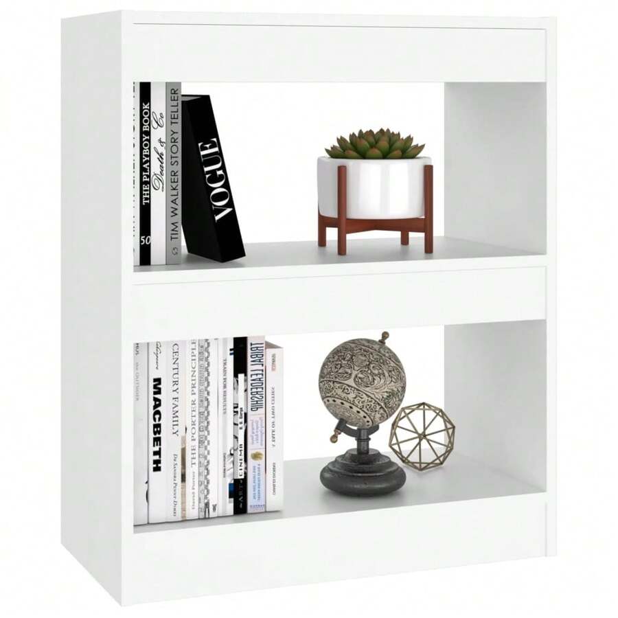 Libreria/divisorio per ambienti vidaXL, colore bianco, 60x30x72 cm. - Bianco - Visualizzare 1