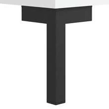 Aparador vidaXL blanco 34,5x32,5x90 cm Material a base de madera - Blanco - Ver 7