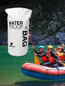2L wasserdichte Sporttasche, Schwimm-Trockentasche, Kamera-Aufbewahrungstasche, geeignet für Angeln, Bootfahren und andere Sportarten, wasserdichter Rucksack, Eimertasche, wasserdichte Outdoor-Rafting-Tasche, wasserdichte Tasche mit Nass-Trocken-Trennung für Schwimmen, unisex Grundlagen Schwimm-Tasche, tropischer Strand-Stil Strandtasche, unverzichtbar für Sommerurlaub auf der Insel