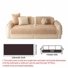 1 tấm bọc ghế sofa dày dặn, màu trơn, viền nhung trắng, thân thiện với thú cưng, có thể giặt máy, phù hợp với sofa 1-4 chỗ ngồi - Tấm lót sofa trang trí phòng khách, phòng ngủ, văn phòng và nhà cửa - Nhiều màu - Xem 14