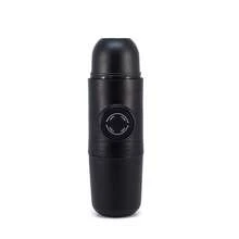 Portable Lever Coffee Maker, Electronic Espresso Cup, High-Quality Portable Coffee Pot For On-The-Go, Affordable Coffee Preparation, Ideal For Outdoor Use - 黑色 - 查看 9