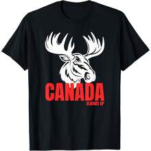 Canada  Proud Canadian Support T-Shirt - Black - View 1