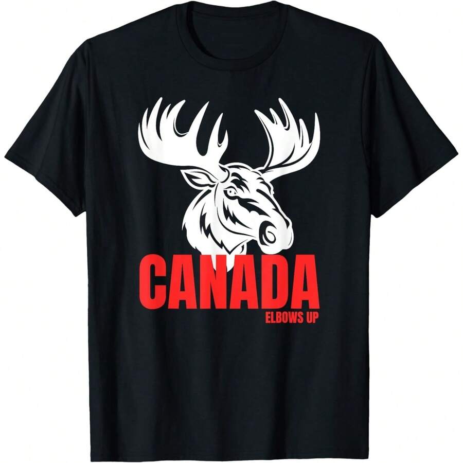 Canada Proud Canadian Support T-Shirt - Black - View 1