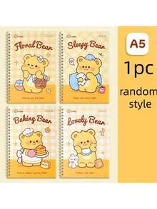 Assorted Cute Animal Spiral Notebooks - Featuring Adorable Cartoon Designs, High-Quality Paper, And Durable Spiral Binding, Perfect As Gifts For School, Office, Friends, Teachers, Students, School Supplies, And Back-To-School Essentials - Multicolor - View 15