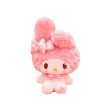 Miniso Búp bê nhồi bông Rose Date My Melody màu hồng, chất liệu nhung xoăn, viền ren và nơ hoa hồng 3D, kiểu ngồi, trang trí phòng ngủ (1 chiếc) - Nhiều màu - Xem 7