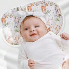 Infant Cloud Pillow, Grade A Newborn Pillow, Anti-Spit Knit Pillowcase, Moisture-Wicking Breathable Pillow Pad - Multicolor - View 1