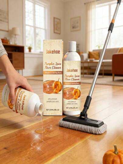 jakehoe Golvrengöring - Skonsam formula som tar bort fläckar och fett och lämnar golven glänsande. Fyll mopphinken med lämplig mängd vatten. Häll en lämplig mängd av produkten i mopphinken. Blötlägg moppen i den utspädda rengöringslösningen för att rengöra golvet. Det skadar inte golvmaterialet, bryter snabbt ner fastsittande smuts och återställer golvets ursprungliga glans.