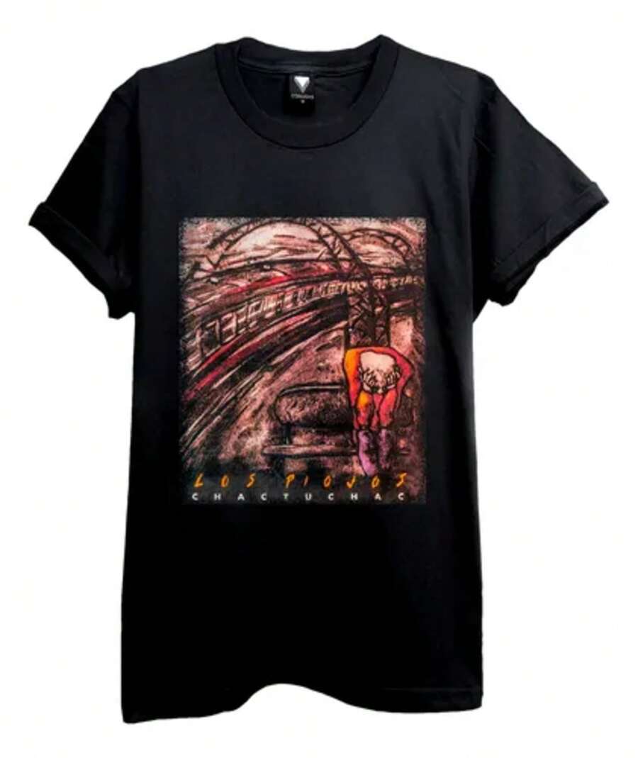 T-shirt a tema gruppo/boy band K-pop per donne e uomini - Abbigliamento per fan di musica pop coreana, T-shirt per uomo, Natale, regalo per uomo, Remeras Dtg Premium Los Piojos Chac Tu Chac - Convoys, abbigliamento casual per tutte le stagioni con grafiche iconiche dei membri, T-shirt lavabile in lavatrice per fan di K-drama, outfit natalizio per donne, regali per fidanzata/fidanzato - nero - Visualizzare 1