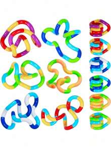 5件套减压扭扭玩具 - 老板，再扭一次我就回家！让我的手指疯狂扭动！瞬间上瘾，压力瞬间消失！斋月礼物、情人节礼物、情人节派对玩具、玩具与游戏、爱好、收藏品、派对用品、青少年创意玩具、青少年减压玩具 - 彩色 - 查看 7