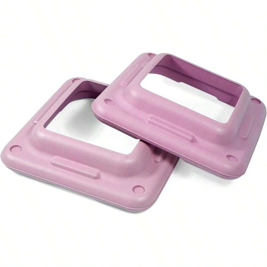 R-Yes4All Banco Step para Eercicio Banco para  Eercicio de 110 de Longitud con 2 Elevadores Austab Incluidos 136Kg de Capacidad Concebido para Step Eercicios - ElevadordeescalnRosapastelUnPar - Ver 1