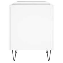 Mobile per dischi vidaXL, bianco, 121x38x48 cm, materiale a base di legno. - Bianco - Visualizzare 5