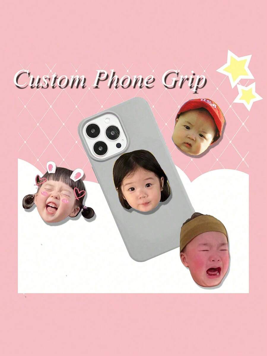 Customized Phone Airbag Stand, Customized Acrylic Stand, Customized Face Stand, Customized Pet Stand, Personalized Phone Accessories, Customized Photo Stand - Multicolor - View 1