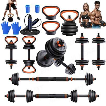 Juego de mancuernas, Mancuernas para ejercicios, Set de mancuernas con peso ajustable de 10kg, Set multiusos de mancuernas y pesas para ejercicios en casa para gimnasio en casa oficina