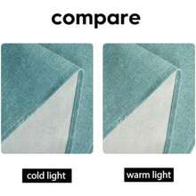 Artoid Mode Camino de mesa color marrón claro, decoración de cocina y comedor para temporada de otoño, lavable, para decoración de fiesta en el hogar, 13x72 pulgadas(13" x 36", Table Runner Turquoise) - Multicolor - Ver 6