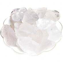 Black Friday1Clear Quartz Raw Crystals, Large 1.25-2.0" Healing Crystals Natural Rough Stones Crystal For Tumbling, Cabbing, Fountain Rocks, Decoration, Polishing, Wire Wrapping, Wicca & Reiki - Green Aventurine - View 3