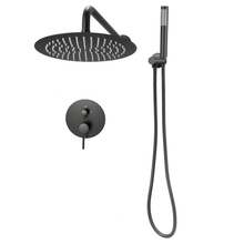 Soffioni doccia fissi - Mattschwarz Rund 10 Zoll - Visualizzare 7