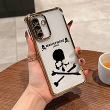 Funda de teléfono de moda japonesa con diseño de calavera M-Masterminds para Samsung Galaxy A26 A36 A55 A35 A06 A16 A05 A14 A24 A34 A54 A15 A05S A25 A23 A33 A53 A73 A13 4G 5G, a prueba de golpes, transparente y suave. - Mezcla de colores - Ver 2