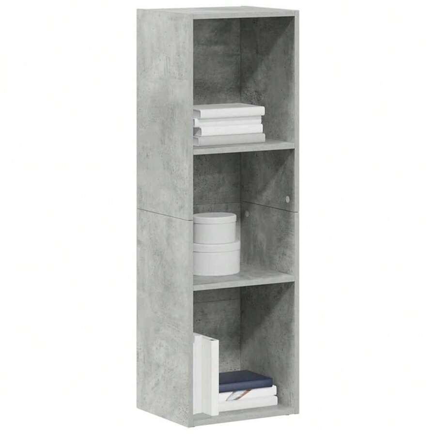 Libreria/mobile TV vidaXL Grigio Cemento 36x30x114 cm Materiale a base di legno - Grigio - Visualizzare 1