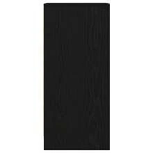 Buffet vidaXL aspect chêne noir 29,5 x 34 x 76 cm, matériau à base de bois - Noir - Voir 7
